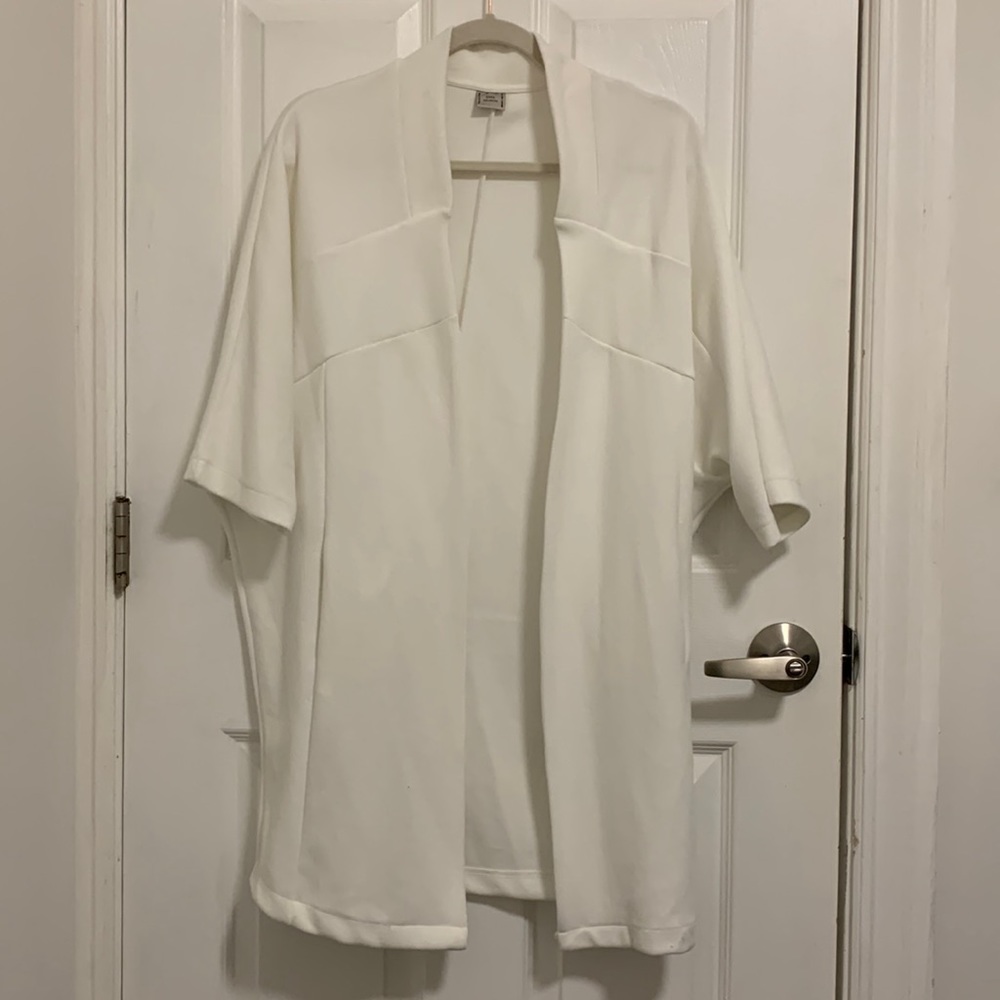 Zara | Long Drop Shoulder Poncho, Small